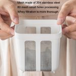 Joghurtfilter, hausgemachter Joghurt, Bohnen-Curry, Milchabscheider, wasserabgelassener Filter – Bild 6