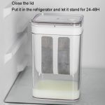 Joghurtfilter, hausgemachter Joghurt, Bohnen-Curry, Milchabscheider, wasserabgelassener Filter – Bild 8