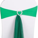 Krawattenfreie Stretch-Stuhl-Rückenlehne, Stuhlbezug, Gurt, Hotel-Hochzeit, Sitz-Rücken-Dekoration, 70x58 cm (Grass Green), 70x58 cm (Red), 70x58 cm (White) – Bild 2