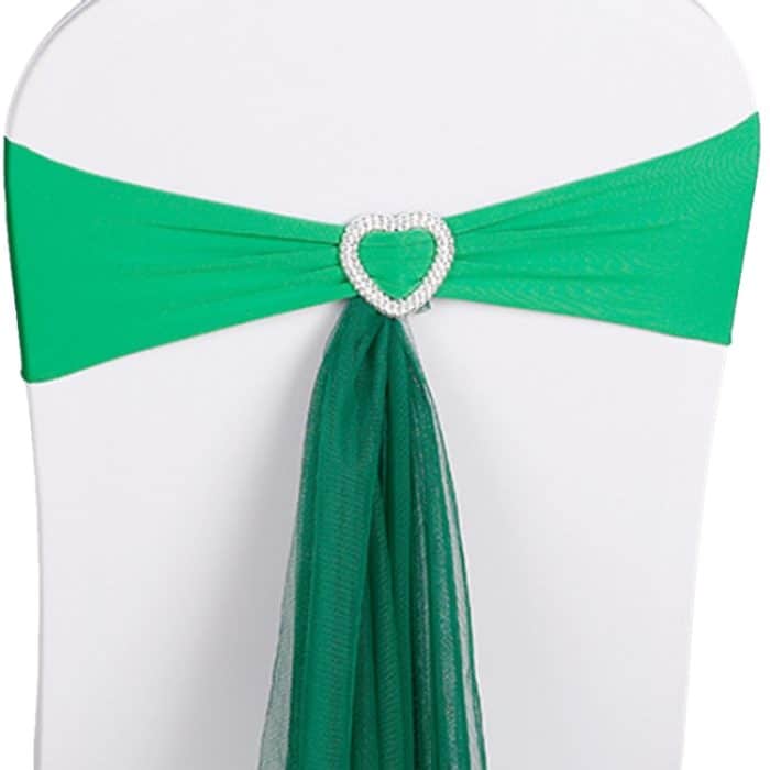 Krawattenfreie Stretch-Stuhl-Rückenlehne, Stuhlbezug, Gurt, Hotel-Hochzeit, Sitz-Rücken-Dekoration, 70x58 cm (Grass Green), 70x58 cm (Red), 70x58 cm (White) – Bild 2