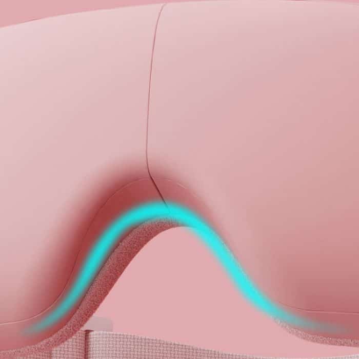 Wiederaufladbares Bluetooth-Augenmassagegerät mit Wärme-, Luftdruck- und Vibrationsmassage – Bild 8