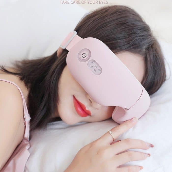 Wiederaufladbares Bluetooth-Augenmassagegerät mit Wärme-, Luftdruck- und Vibrationsmassage – Bild 9