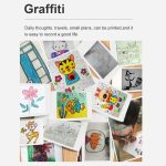 X6 200DPI Schüler-Hausaufgabendrucker, Bluetooth, tintenloser Taschendrucker, Pink Printer Paper x1, White Printing Paper x1, Pink Printing Paper x5, White Printing Paper x5, Pink Sicker x5, White Sticker x5, Pink 5 Printer Paper+5 Stickers... – Bild 8