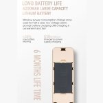 LOCSTAR T100A 3D-Gesichtserkennung, Fingerabdruck-Codekarte, digitales Türschloss, T100A Space Gray, T100A Rose Gold – Bild 11