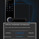 Locstar A60 Smart-Fingerabdruck-Passwort-Türschloss mit Türklingel, Basic Version Gray, Basic Version Gold, Tuya APP Version Gray, Tuya APP Version Gold – Bild 7