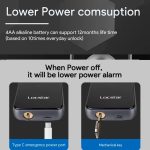 Locstar A60 Smart-Fingerabdruck-Passwort-Türschloss mit Türklingel, Basic Version Gray, Basic Version Gold, Tuya APP Version Gray, Tuya APP Version Gold – Bild 9