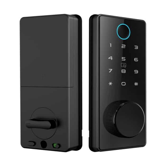 LOCSTAR C87 Automatisches Fingerabdruckschloss Eingangstür Passwort Smart Lock, C87 Black – Bild 1