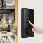 LOCSTAR C87 Automatisches Fingerabdruckschloss Eingangstür Passwort Smart Lock, C87 Black – Bild 2