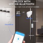 LOCSTAR C87 Automatisches Fingerabdruckschloss Eingangstür Passwort Smart Lock, C87 Black – Bild 12