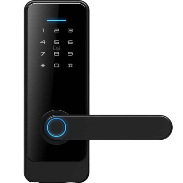 LOCSTAR C89 Intelligentes Fingerabdruck-Passwortschloss für Haus- und Innentüren, TUYA-Systemschloss, C89 Black, C89 Silver – Bild 1