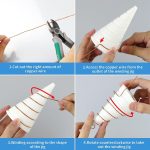 Tragbare Garten-Kupferdraht-Antennenvorrichtung, Gartenbau-Spulenwickelvorrichtung, Small Size 6.2 x 3.5 cm, Large Size 9.3 x 5.2 cm – Bild 7