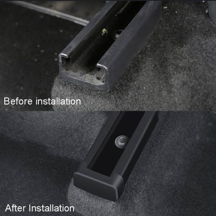 4 teile/satz Für Tesla Modell Y / 3 Sitz Rutsche Anti Kick Plug Pulley Schutzhülle Innen Änderung Zubehör – Bild 6