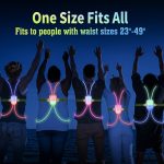 LED-Lauflichter für Outdoor-Sportarten, Wandern, Reiten, Warnbeleuchtung, Weste, Nachtlauf, Nachtlichter zum Angeln – Bild 11