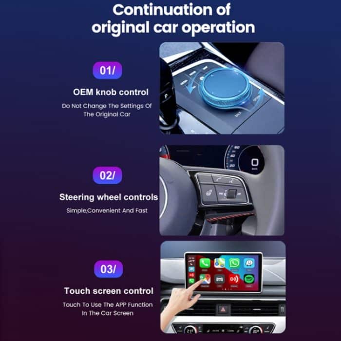 Verkabelt mit der kabellosen Carplay-Box Android Auto für die Verbindung im Auto – Bild 10