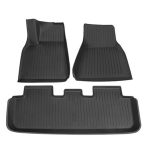 TPE-Injektions-Auto-Fußmatten-Innenzubehör, 3pcs /Set For Tesla Model Y, 3pcs /Set For Tesla Model 3, 6pcs /Set For Tesla Model Y Double Layer, 6pcs /Set For Tesla Model 3 Double Layer