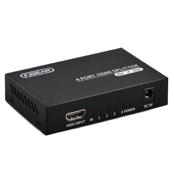 TBD0604070501A.jpg FJGEAR FJ-SM4K104 HD Audio/Video Splitter HDMI 1 In 4 Splitter – Bild 1