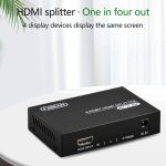 FJGEAR FJ-SM4K104 HD Audio/Video Splitter HDMI 1 In 4 Splitter – Bild 5