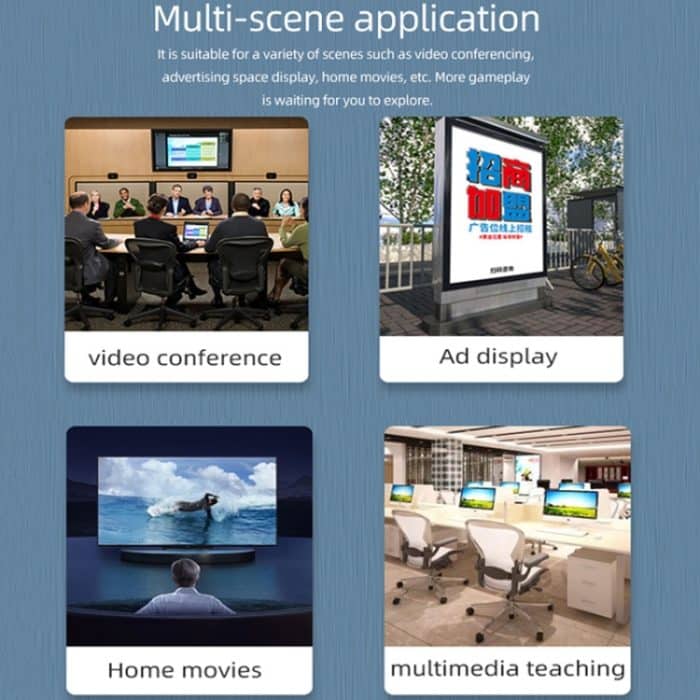 FJGEAR FJ-SM4K104 HD Audio/Video Splitter HDMI 1 In 4 Splitter – Bild 8