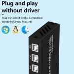 FJGEAR FJ-U804 8 In 4 Out USB2.0 Sharing Switch Extender – Bild 2