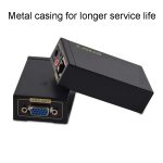 FJGEAR FJ-VEA100 2-in-1-Extender, VGA-zu-RJ45-Signal, Einzelkabelverlängerung mit Audio, EU-Stecker – Bild 3