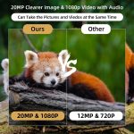 20MP 1080P Jagd-Hinterkamera mit Nachtsicht-Wildtier-Scouting-Foto, MiNi301 – Bild 11