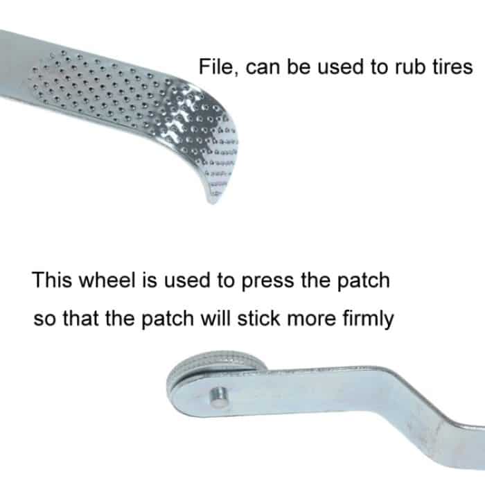 Fahrradfeile Schlauchreparaturwerkzeug Universal für Elektrofahrzeuge Motorräder – Bild 3