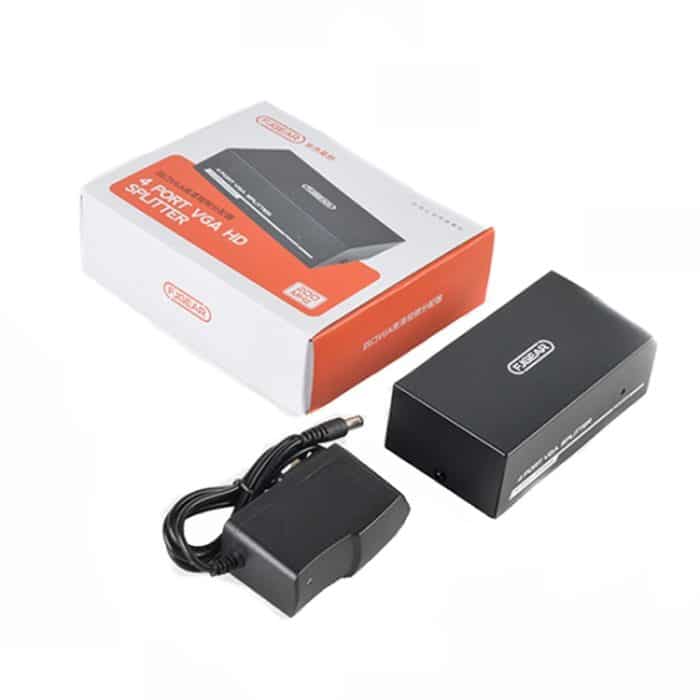 FJGEAR FJ-2004 VGA-Splitter 1 In 4 Out Computer Vedio-Ausgangssplitter, EU-Stecker – Bild 8