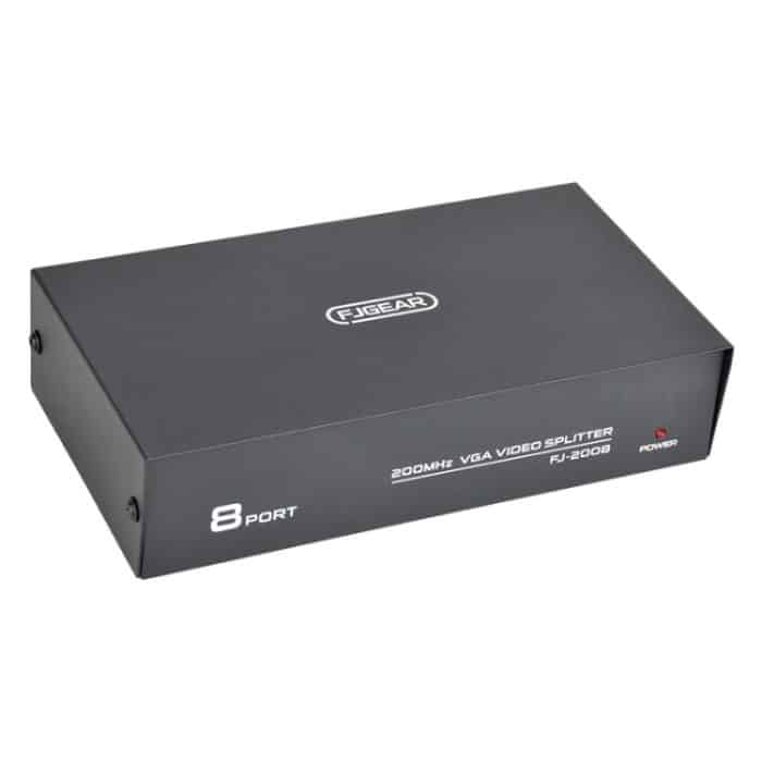TBD06040746.jpg FJGEAR FJ-2008 VGA-Splitter 1 In 8 Out Computer Vedio-Ausgangssplitter, EU-Stecker – Bild 1