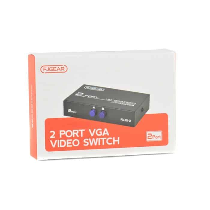 FJGEAR FJ-15-2 Computer VGA Switcher 2 In 1 Out Bidirektionaler Switching Sharer – Bild 12