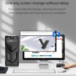 FJGEAR FJ-15-2 Computer VGA Switcher 2 In 1 Out Bidirektionaler Switching Sharer – Bild 7