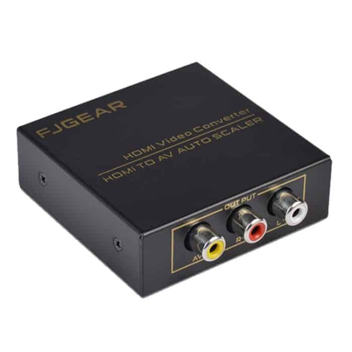 TBD06040769.jpg FJGEAR FJ-HA1308 HDMI-zu-AV-Konverter unterstützt NTSC PAL mit automatischer Bildschirmskalierung – Bild 1