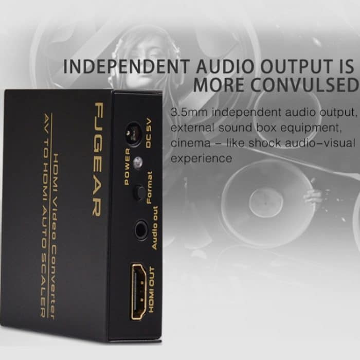 FJGEAR FJ-AH1308 AV-zu-HDMI-Konverter mit automatischer Skalierung – Bild 8