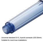 Wasserfilter Duschkopf Home PP Baumwolle Filter Booster Handheld Lotus Flush, Sky Blue, Sky Blue+3 Filter, Transparent, Transparent+3 Filter – Bild 6