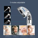 Wasserfilter Duschkopf Home PP Baumwolle Filter Booster Handheld Lotus Flush, Sky Blue, Sky Blue+3 Filter, Transparent, Transparent+3 Filter – Bild 9