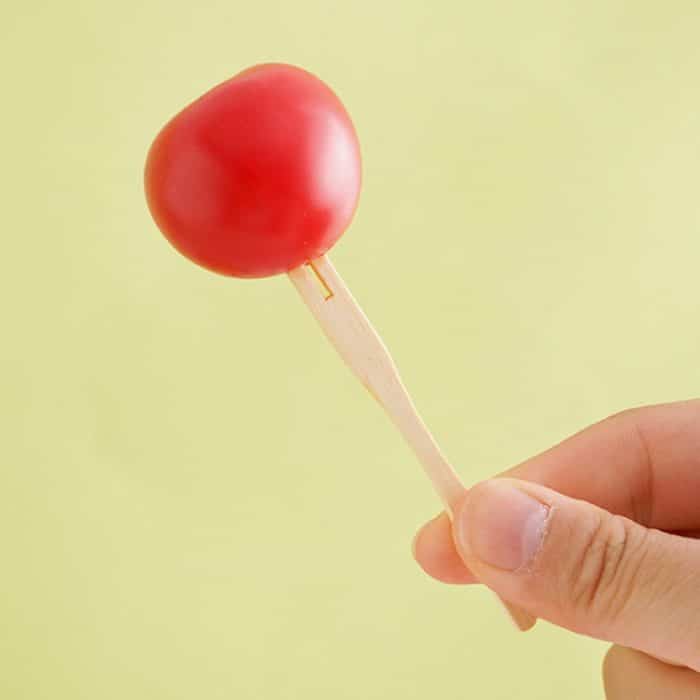 Bambus-Fruchtstäbchen, Einweg-Dessertgabel mit zwei Zinken für den Heimgebrauch, 100pcs /Can, 200pcs /Can – Bild 7