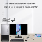 FJGEAR FJ-TYH201 Typ-C / HDMI KVM-Switch mit Desktop-Controller – Bild 5