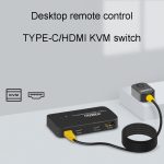 FJGEAR FJ-TYH201 Typ-C / HDMI KVM-Switch mit Desktop-Controller – Bild 9