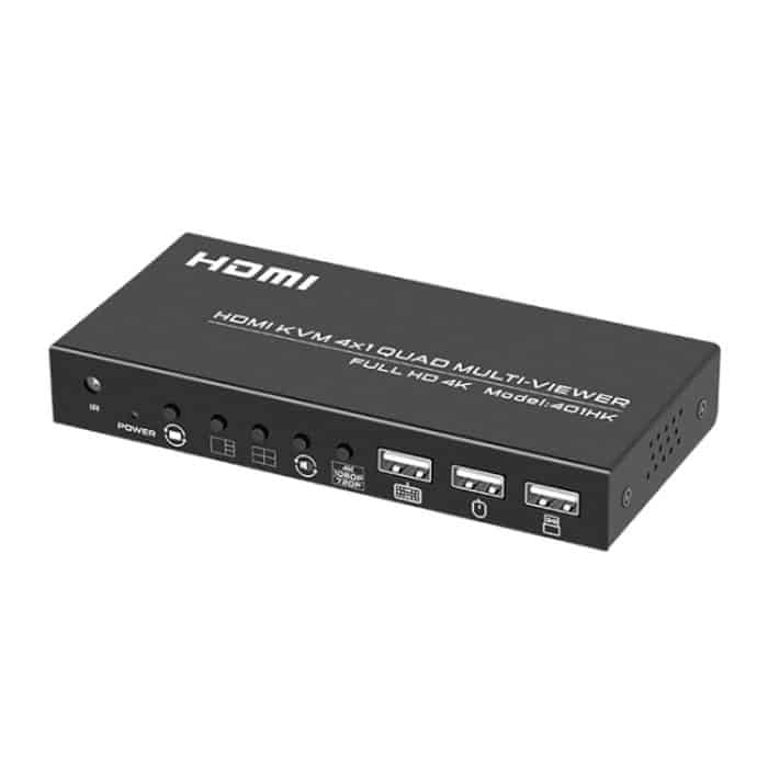 TBD06040799.jpg FJGEAR FJ-401HK 4 Ports HDMI KVM Video Splitter mit IR-Fernbedienung – Bild 1