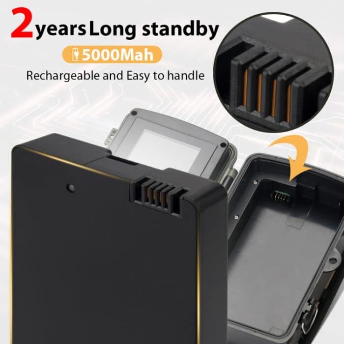 Outdoor-Infrarot-Nachtsicht-Lithium-Batterie-Überwachungskamera mit EU-Stecker-Adapter, HC-801A-Li – Bild 4