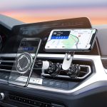 720 Grad drehbarer Luftauslass-Autotelefonhalter, universelle magnetische Navigationshalterung – Bild 11