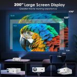 Home HD Projektor 1080P Bluetooth WIFI Handy Smart Projektor, US Plug, EU Plug, UK Plug, AU Plug – Bild 12