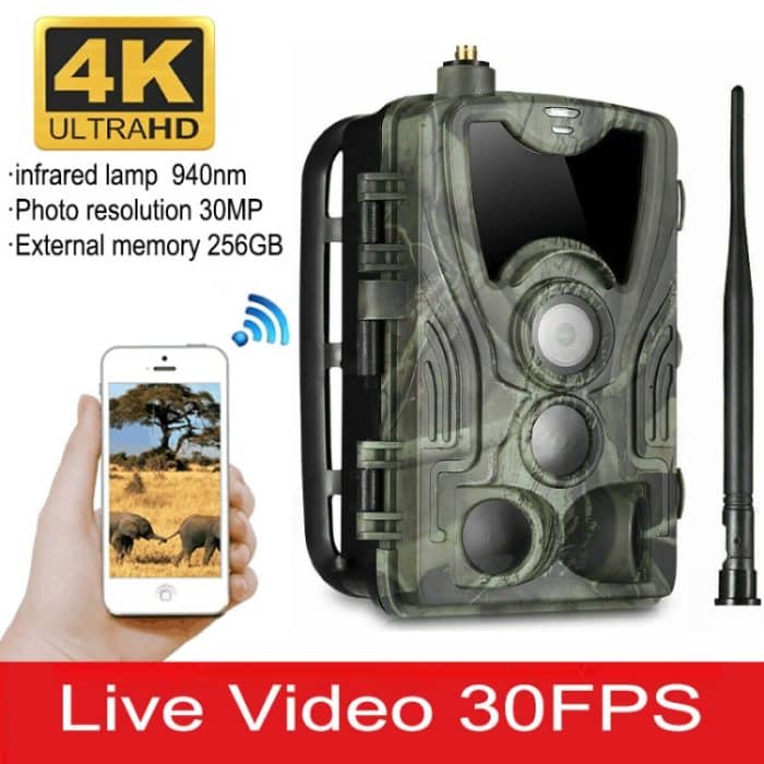 4K 4G Outdoor-Jagdkamera-App, Fernsteuerung über das Mobiltelefon, um jederzeit Fotos und Videos anzusehen, EU Plug, US Plug, AU Plug – Bild 5