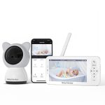 5-Zoll-HD-Babyphone, kabellose WLAN-Babypflegekamera, EU Plug, US Plug, UK Plug, AU Plug