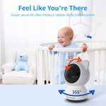 5-Zoll-HD-Babyphone, kabellose WLAN-Babypflegekamera, EU Plug, US Plug, UK Plug, AU Plug – Bild 5