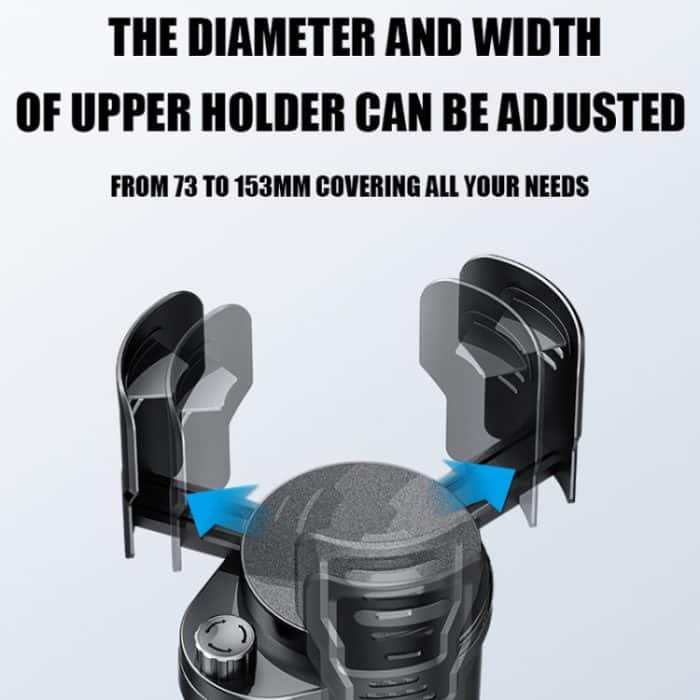 Multifunktionaler Auto-Wasserbecherhalter, Getränkehalter mit Schalterverriegelung, Small, Large – Bild 2