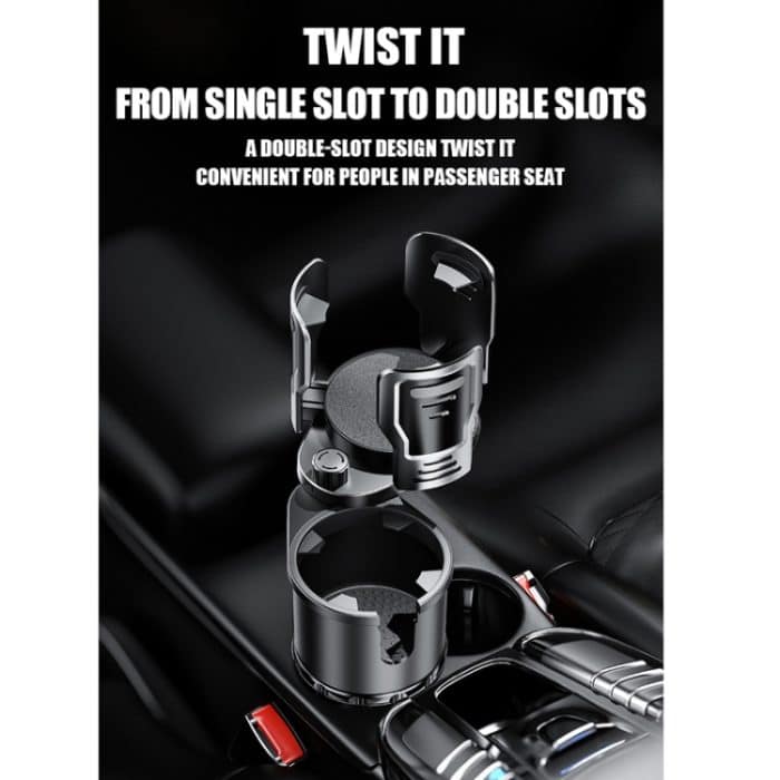 Multifunktionaler Auto-Wasserbecherhalter, Getränkehalter mit Schalterverriegelung, Small, Large – Bild 9