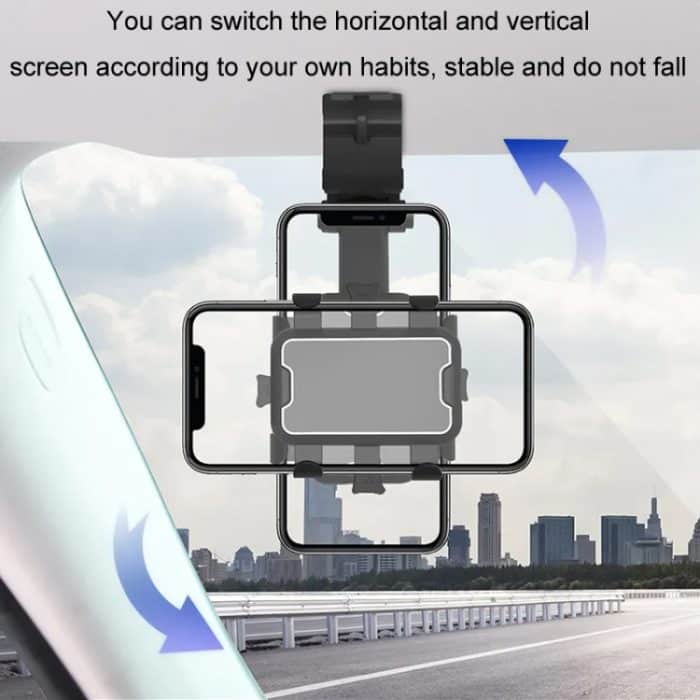 Auto-Sonnenblenden-Klemme, multifunktionale Armaturenbrett-Handyhalterung – Bild 3