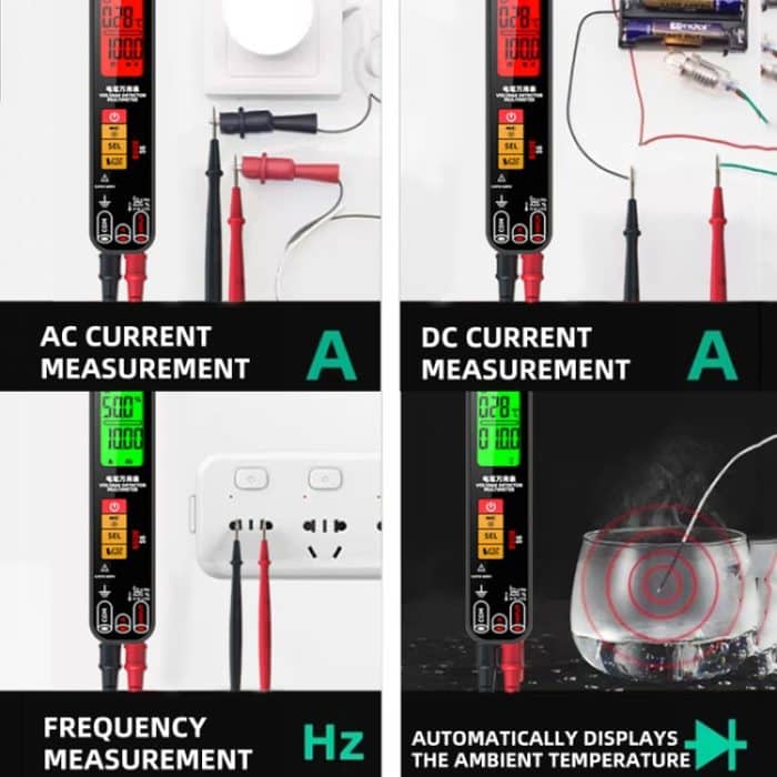 BSIDE S6 Smart Digital Multimeter Strom Test Stift Kapazität Temperatur Spannung Detektor, S6 – Bild 15