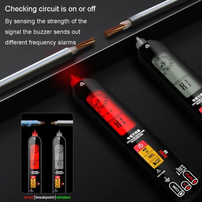 BSIDE S6 Smart Digital Multimeter Strom Test Stift Kapazität Temperatur Spannung Detektor, S6 – Bild 7