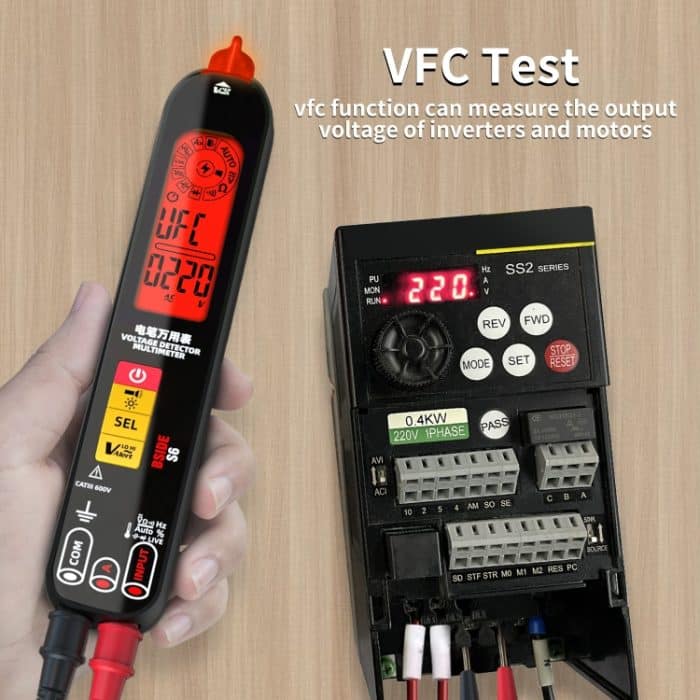 BSIDE S6 Smart Digital Multimeter Strom Test Stift Kapazität Temperatur Spannung Detektor, S6 – Bild 10